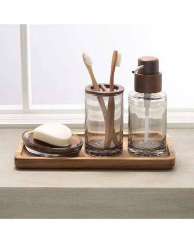 Moda At Home Vaso 3pc Bath Countertop Set