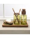 Moda At Home Vaso 3pc Bath Countertop Set