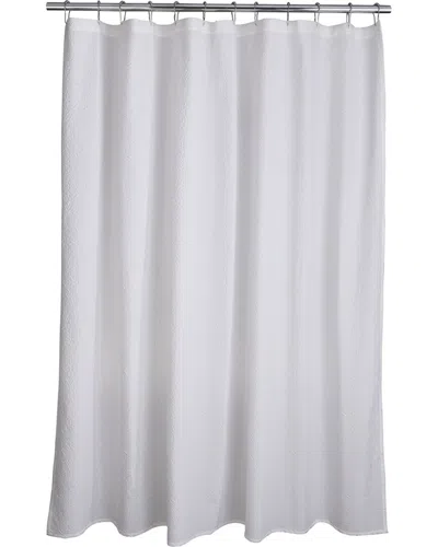 Moda At Home Vienne Shower Curtain In White