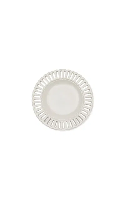 Moda Domus Balconata Creamware Dessert Plate In White