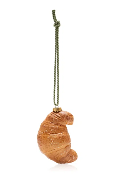 MODA DOMUS CERAMIC CROISSANT ORNAMENT 