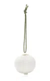 Moda Domus Ceramic Pomegranate Ornament In White