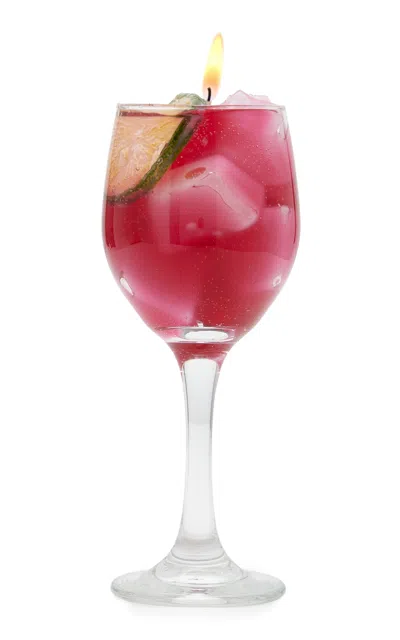 Moda Domus - Exclusive La Isla Sangria Wax Candle - Red