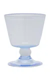 Moda Domus Footed Wine Glass In Blue