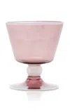 Moda Domus Footed Wine Glass In Purple