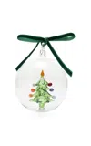 Moda Domus Handmade Glass Christmas Ornament In Multi