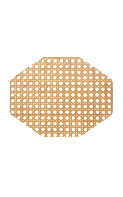 Moda Domus Rattan-resin Placemat In Neutral