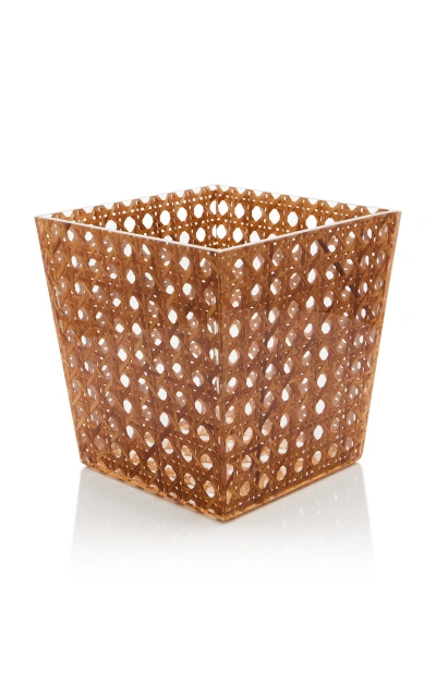 Moda Domus Rattan Waste Basket In Neutral