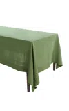 Moda Domus - Rectangular Linen Tablecloth  - Green In Green