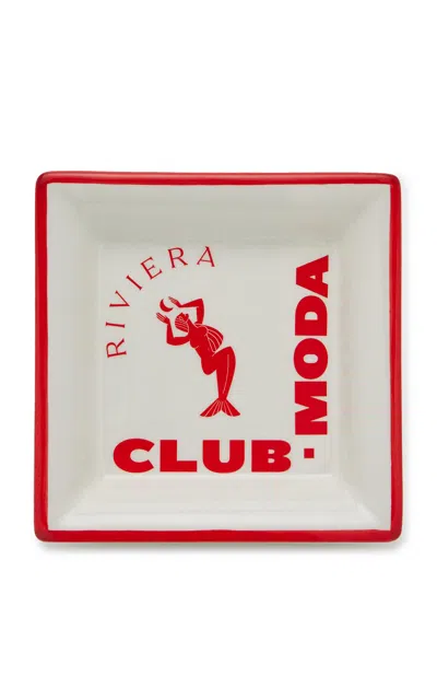 Moda Domus Riviera Ashtray In Red