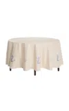 Moda Domus Riviera Round Cotton Tablecloth In Multi