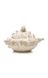 Moda Domus Riviera Shell Ceramic Soup Tureen In White