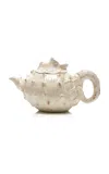 Moda Domus Riviera Shell Ceramic Teapot In White