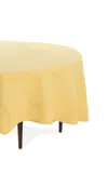 Moda Domus - Round Linen Tablecloth - Yellow