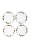 Moda Domus Set-of-four Linen Coasters In White
