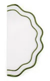 Moda Domus Set-of-four Linen Placemats In Green