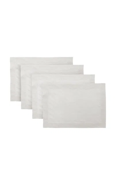 Moda Domus - Set-of-four Linen Placemats - Off-white