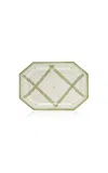 Moda Domus Small Leaf-painted Ceramic Tray Plate