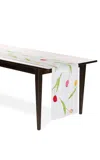 Moda Domus Tulip Handcrafted Linen Runner In Multi