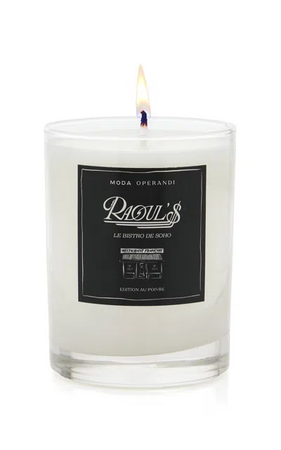 Moda Domus X Raoul's Au Poivre Candle In White
