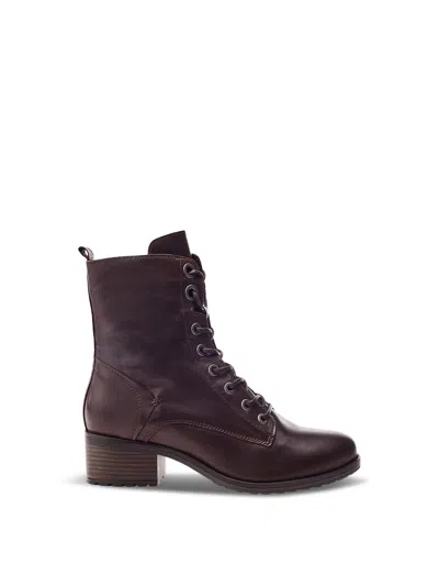 Moda In Pelle Bezzie Boots In Dark Brown