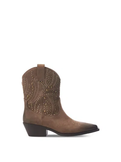 Moda In Pelle Okes Boots In Taupe