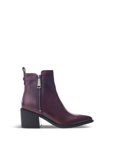 Moda In Pelle Perth Boots In Burgundy