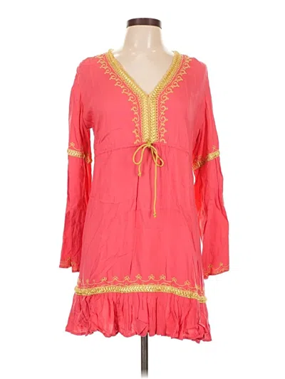 Pre-owned Moda International 3/4 Sleeve Blouse In Pink