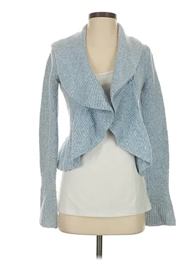 Pre-owned Moda International Cardigan Sweater In Blue