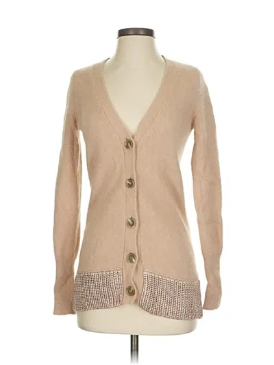Pre-owned Moda International Cardigan Sweater In Brown