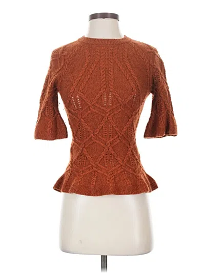 Pre-owned Moda International Cardigan Sweater In Brown