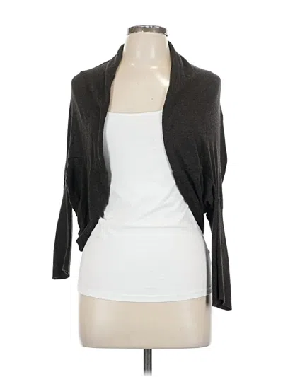 Pre-owned Moda International Cardigan Sweater In Gray