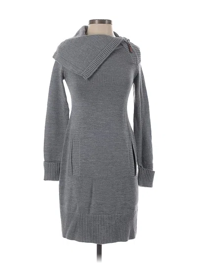 Pre-owned Moda International Cardigan Sweater In Gray