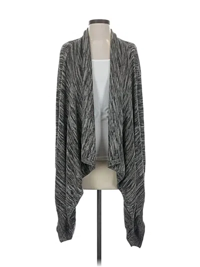 Pre-owned Moda International Cardigan Sweater In Gray