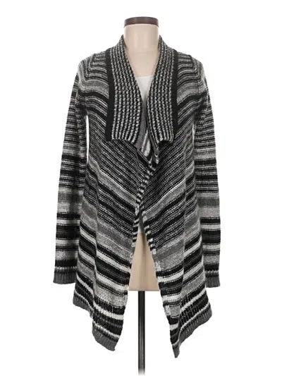 Pre-owned Moda International Cardigan Sweater In Gray