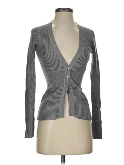 Pre-owned Moda International Cardigan Sweater In Gray