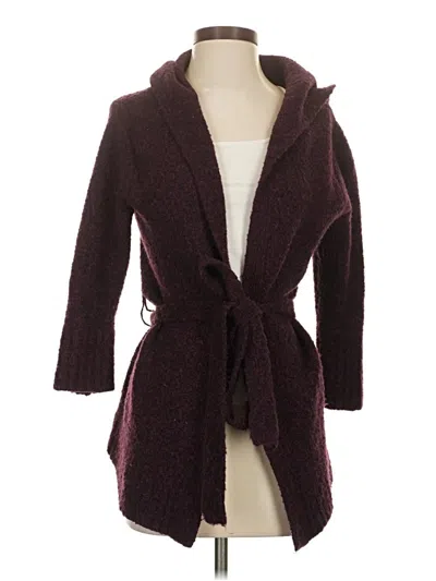 Pre-owned Moda International Cardigan Sweater In Purple