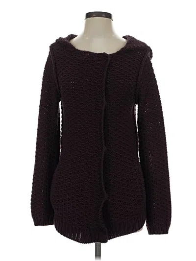 Pre-owned Moda International Cardigan Sweater In Purple