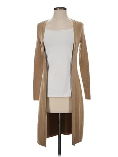 Pre-owned Moda International Cardigan Sweater In Tan