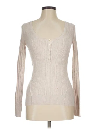 Pre-owned Moda International Cardigan Sweater In Tan