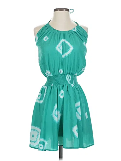 Pre-owned Moda International Casual Dress In Blue