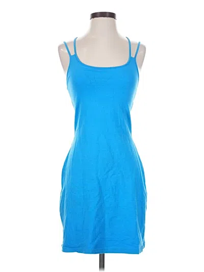 Pre-owned Moda International Casual Dress In Blue