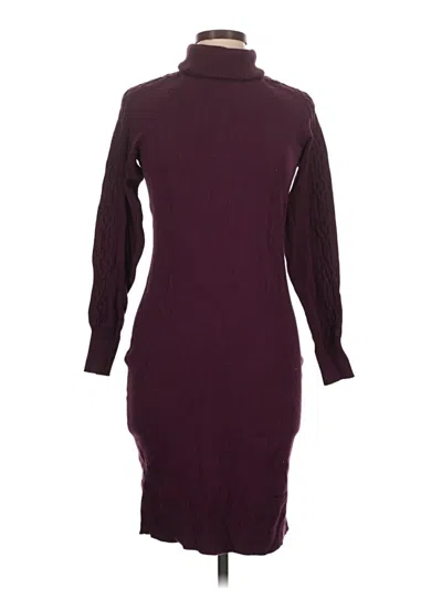 Pre-owned Moda International Casual Dress In Burgundy