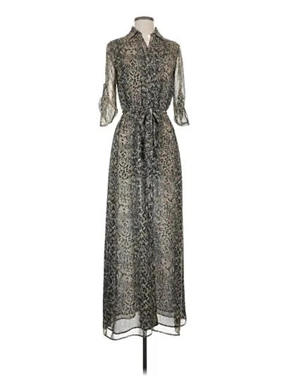 Pre-owned Moda International Casual Dress In Gray