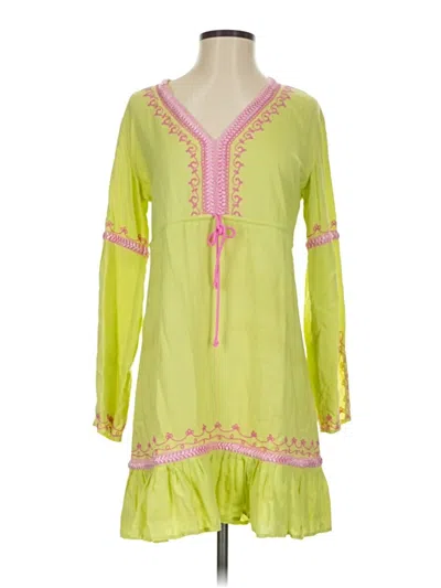 Pre-owned Moda International Casual Dress In Green