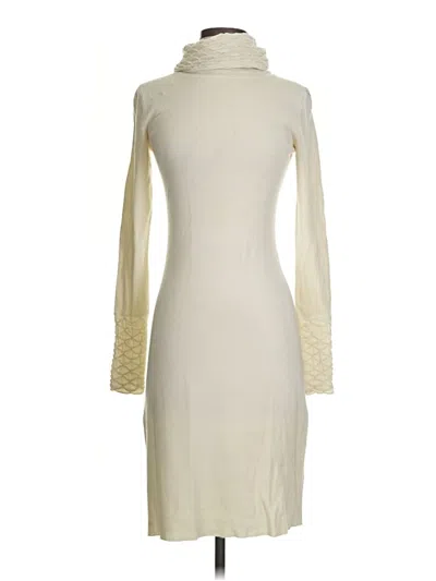 Pre-owned Moda International Casual Dress In Ivory