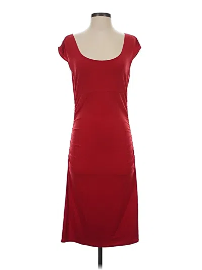 Pre-owned Moda International Casual Dress In Red