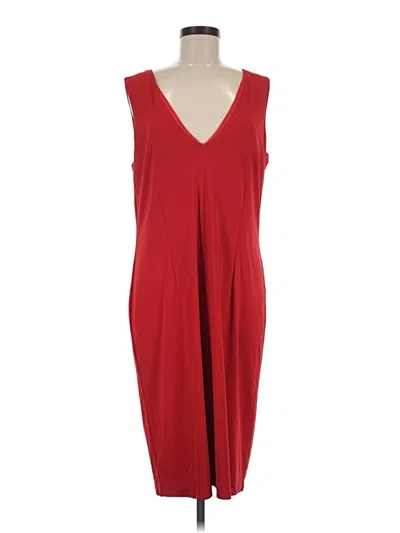 Pre-owned Moda International Casual Dress In Red