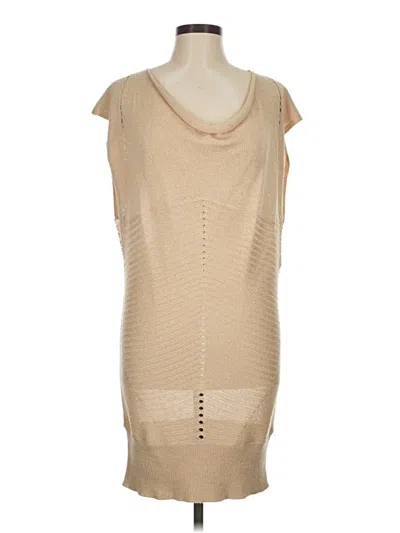 Pre-owned Moda International Casual Dress In Tan