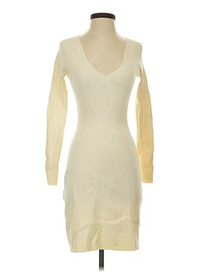 Pre-owned Moda International Casual Dress In White